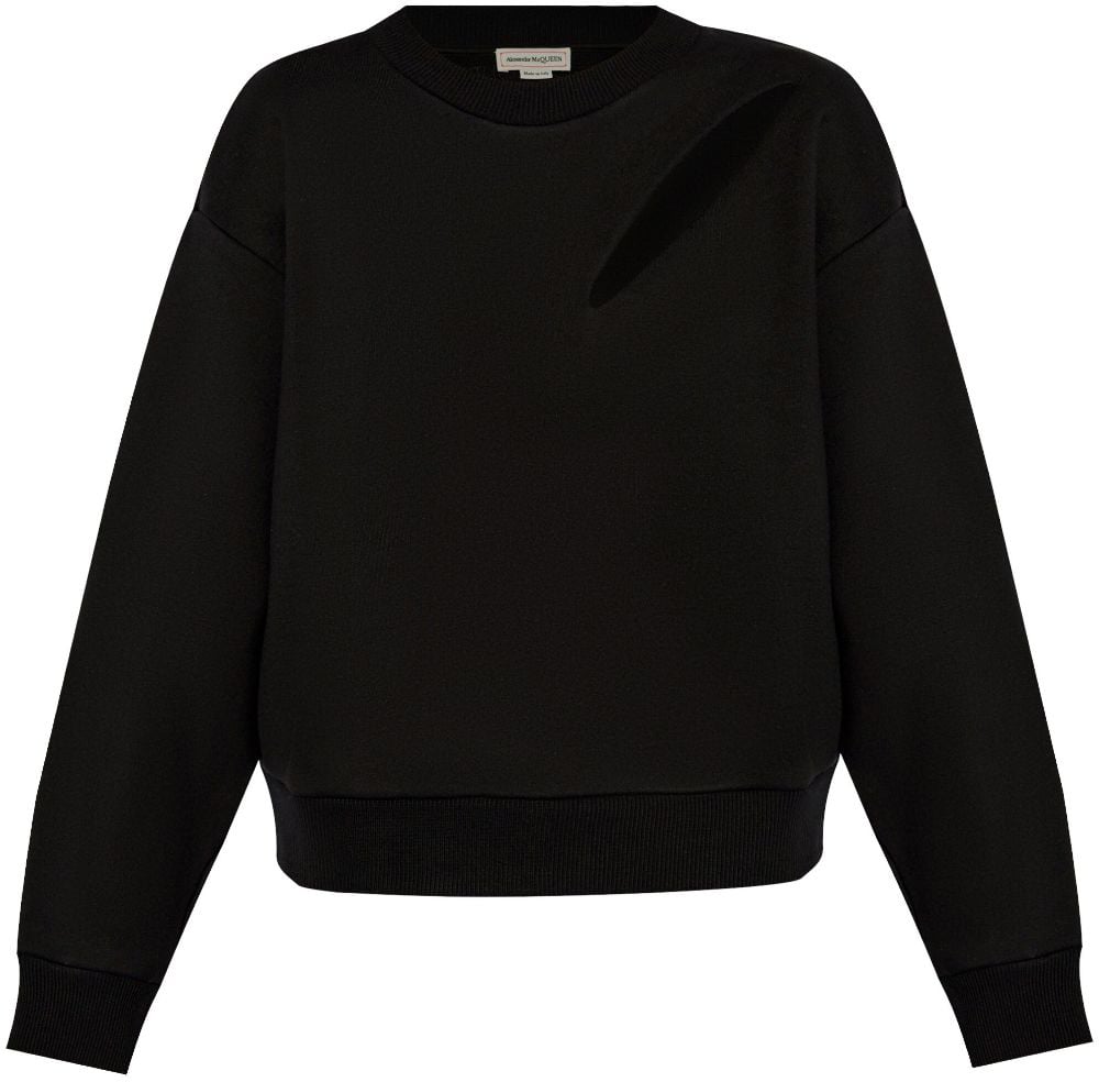 Alexander McQueen Sweaters Black Zwart