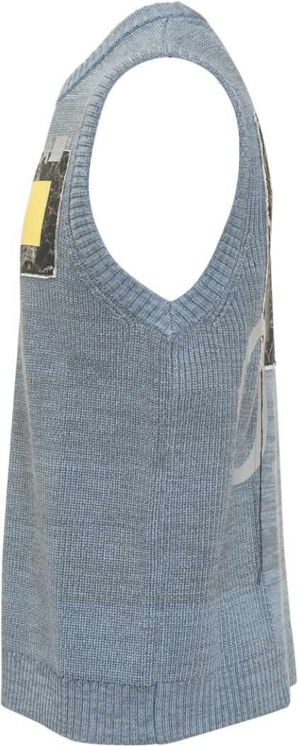A-cold-wall Gilet cubista Blauw