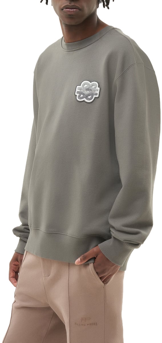 Filling Pieces Sweatshirt Gowtu Gunmetal Grijs
