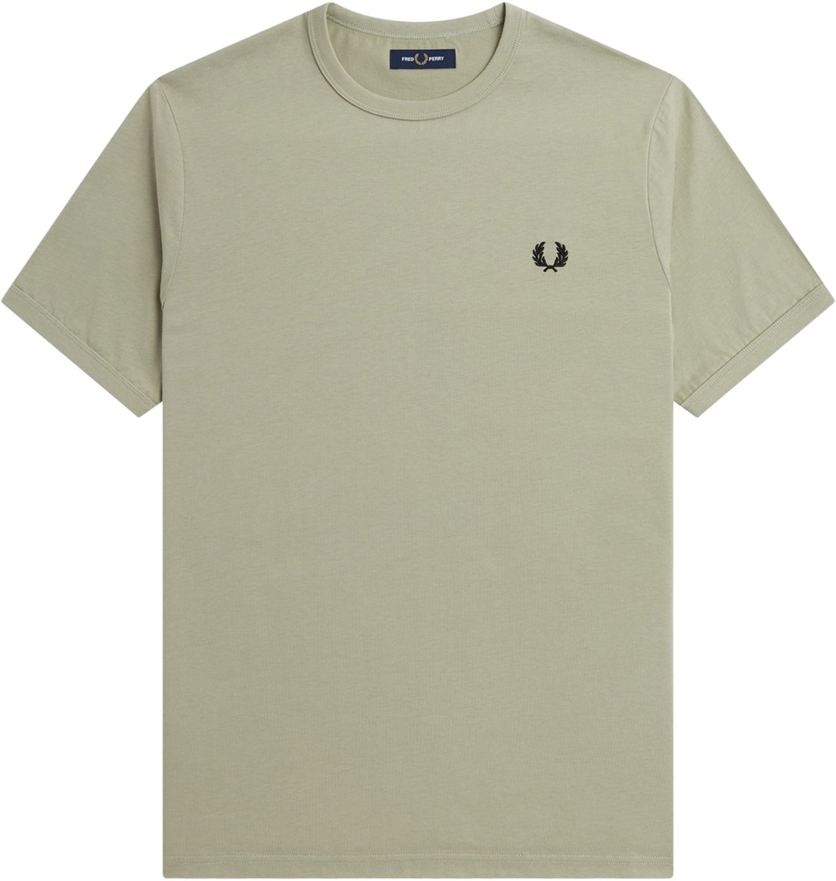 Fred Perry Fred Perry Ringer T-Shirt Groen