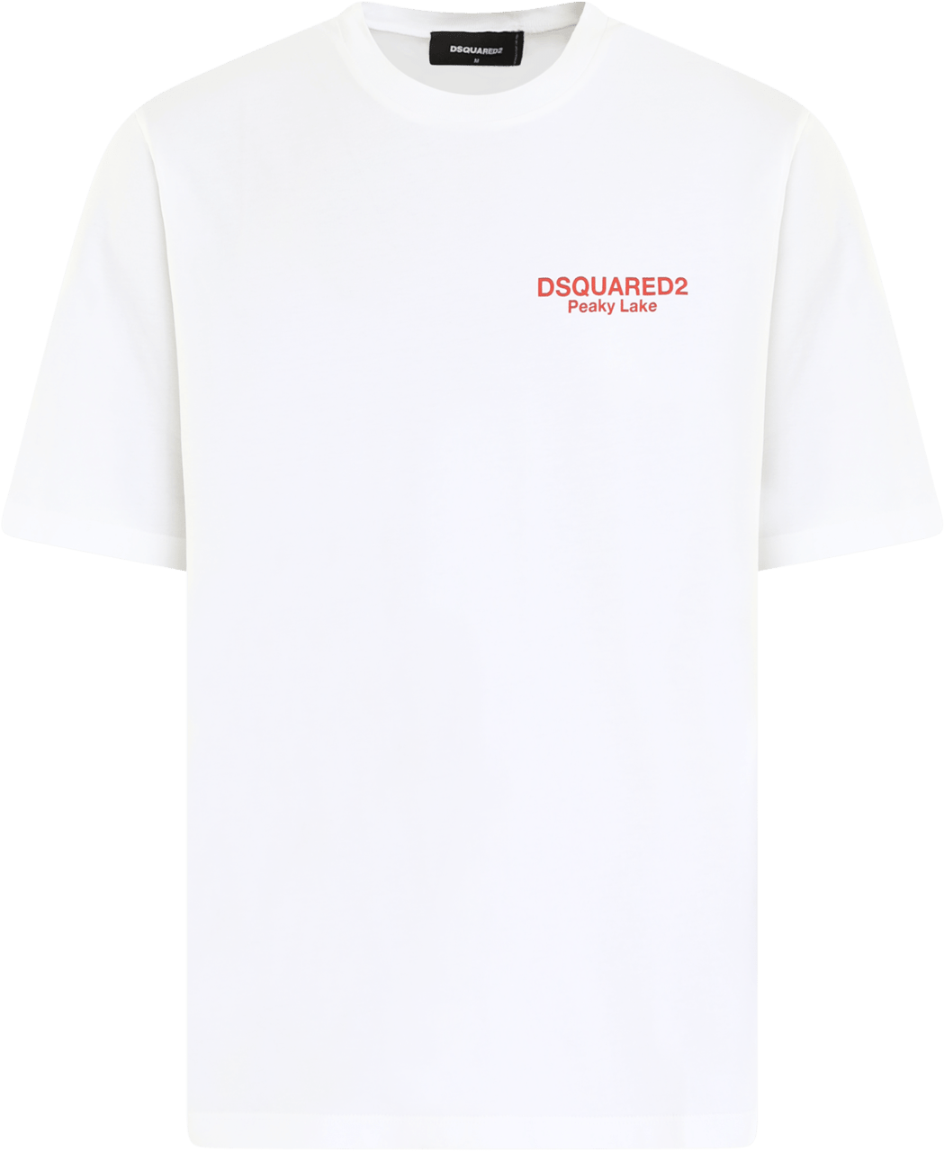 Dsquared2 Heren Peaky Lake T-Shirt Wit Wit