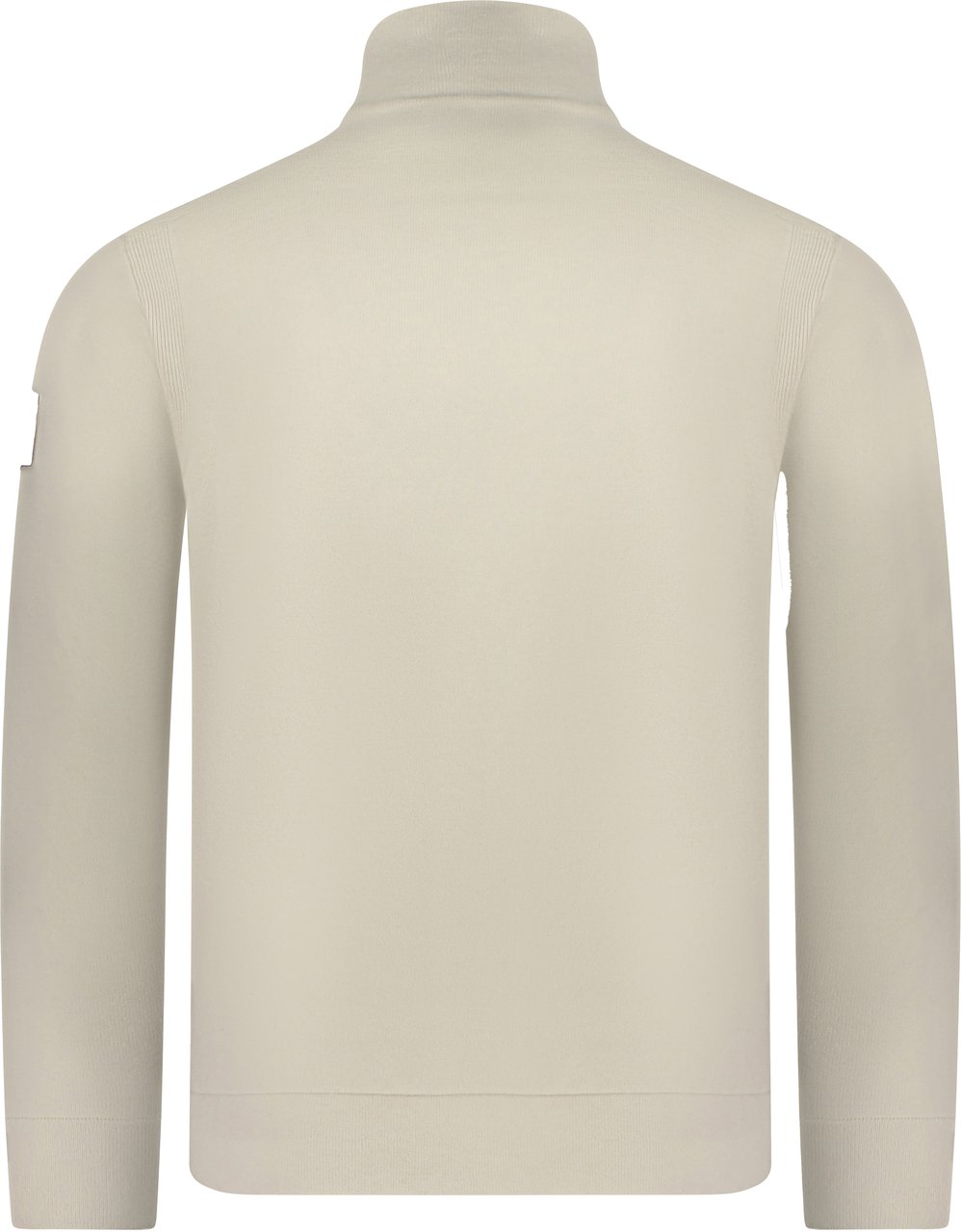 Stone Island Trui korte rits ecru Wit