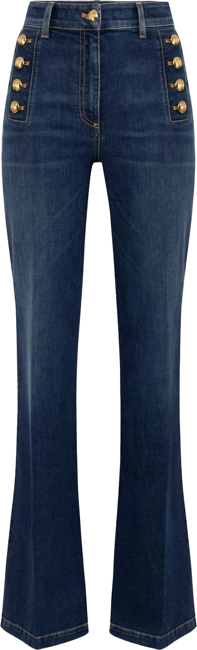 Elisabetta Franchi Blauwe jeans Blauw