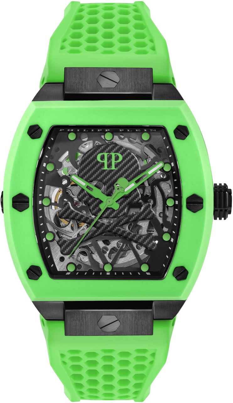 Philipp Plein PWBAA2324 The Skeleton automatisch horloge Zwart