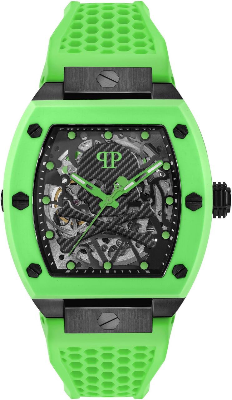 Philipp Plein PWBAA2324 The Skeleton automatisch horloge Zwart