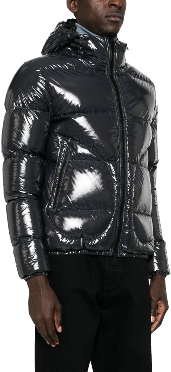 Herno Quilted down jacket Zwart