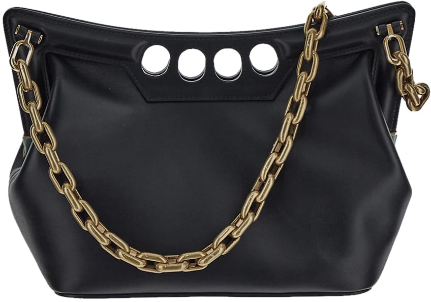 Alexander McQueen The Peak Small Bag Zwart