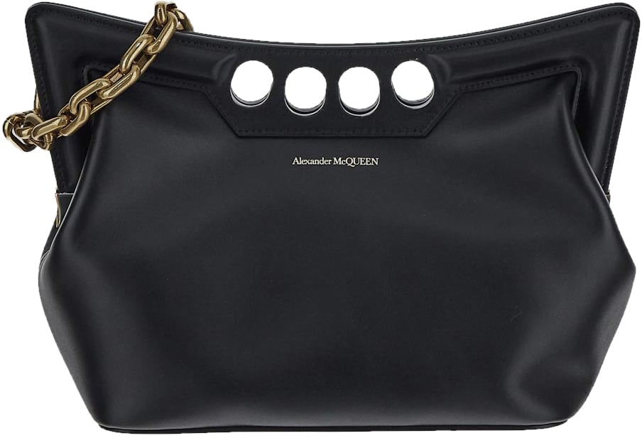 Alexander McQueen The Peak Small Bag Zwart