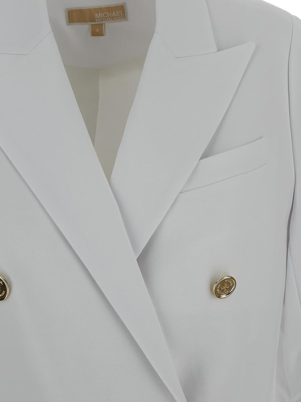 Michael Kors Michael Kors White triacetate blend blazer Wit