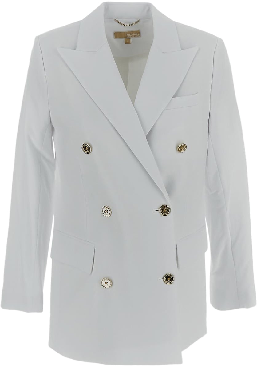 Michael Kors Michael Kors White triacetate blend blazer Wit
