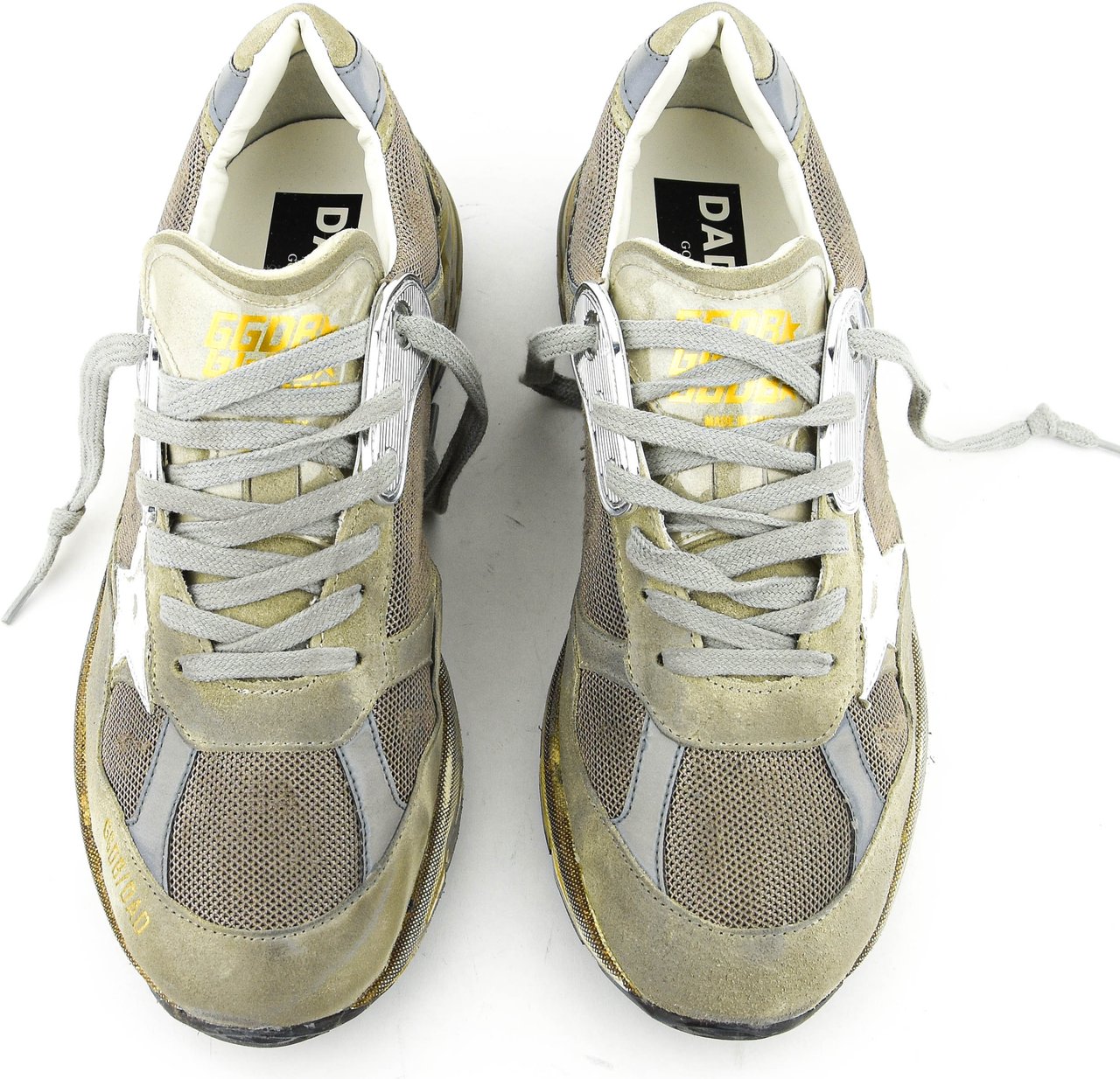 Golden Goose Running Dad Taupe Beige