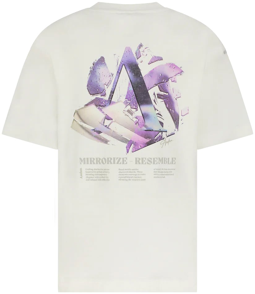 Aeden Astro Tee Off White Wit