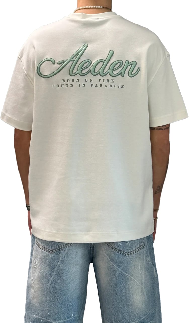 Aeden Jaki Tee Off White Wit