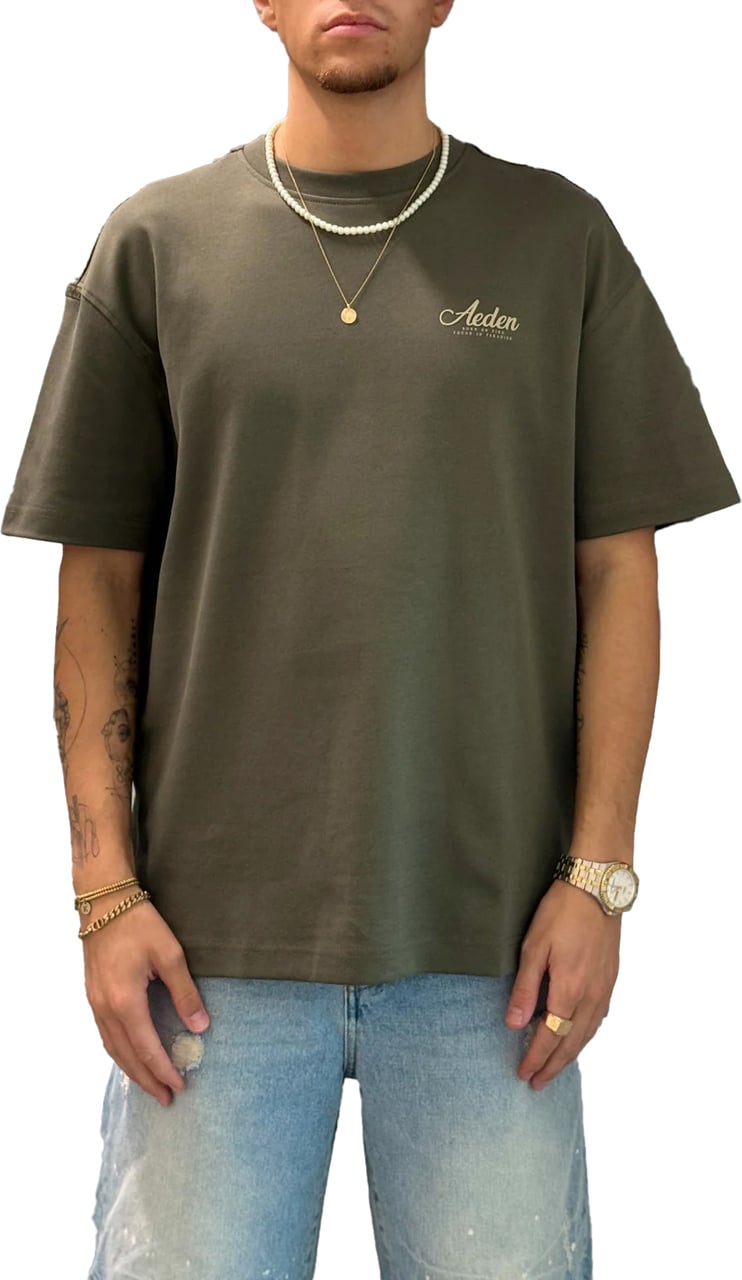 Aeden Jaki Tee Agave Green Groen