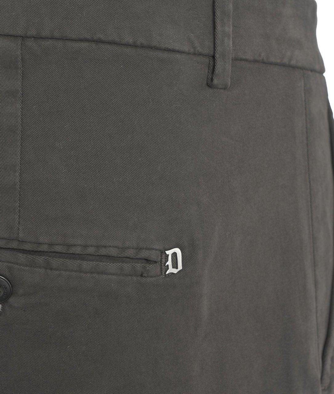 Dondup Slim fit pants 'Gaubert' Grijs