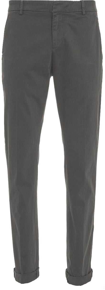Dondup Slim fit pants 'Gaubert' Grijs