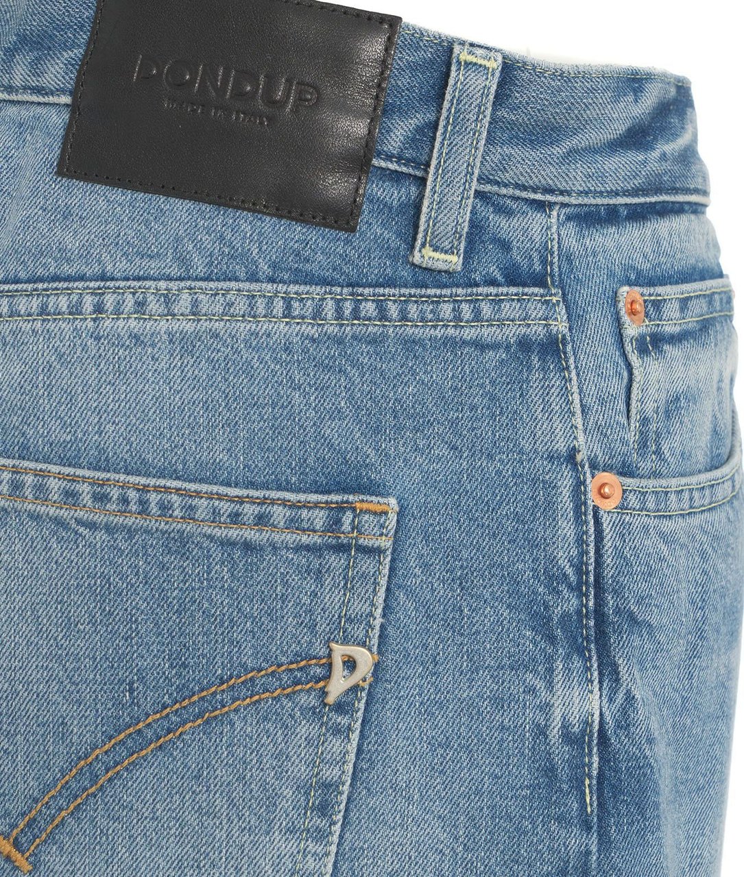 Dondup Wide Leg Jeans 'Francine' Blauw