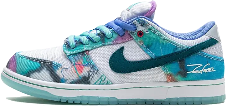 Nike Nike SB Dunk Low Futura Laboratories Bleached Aqua Blauw