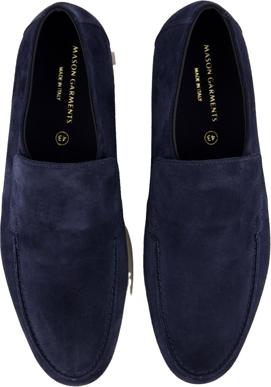 Mason Garments Heren Amalfi Loafer Mid Blauw