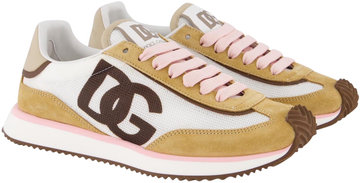 Dolce & Gabbana Dames Dolce & Gabbana Low-Top Sneake Beige