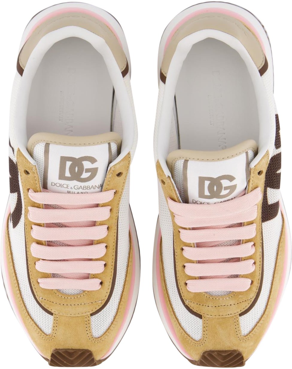 Dolce & Gabbana Dames Dolce & Gabbana Low-Top Sneake Beige