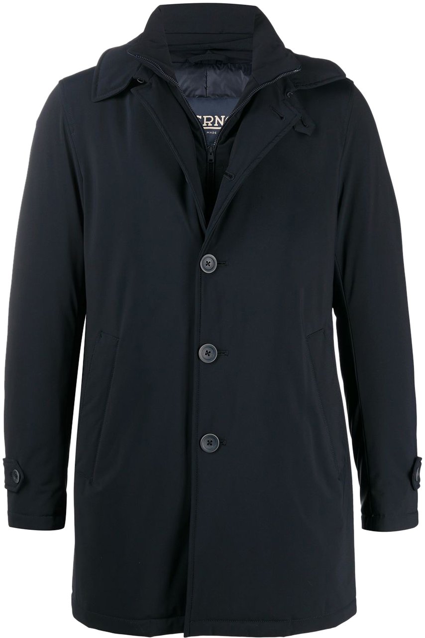 Herno Coats Blue Blauw