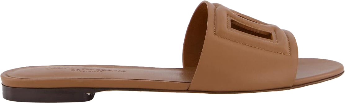 Dolce & Gabbana Logo Slide Bruin