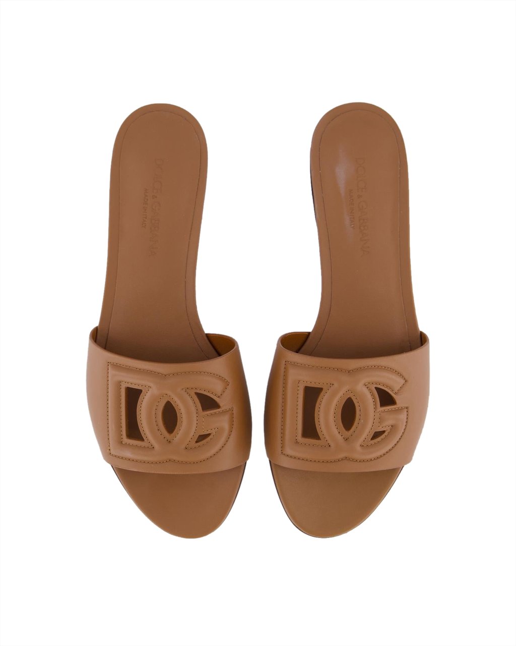 Dolce & Gabbana Logo Slide Bruin