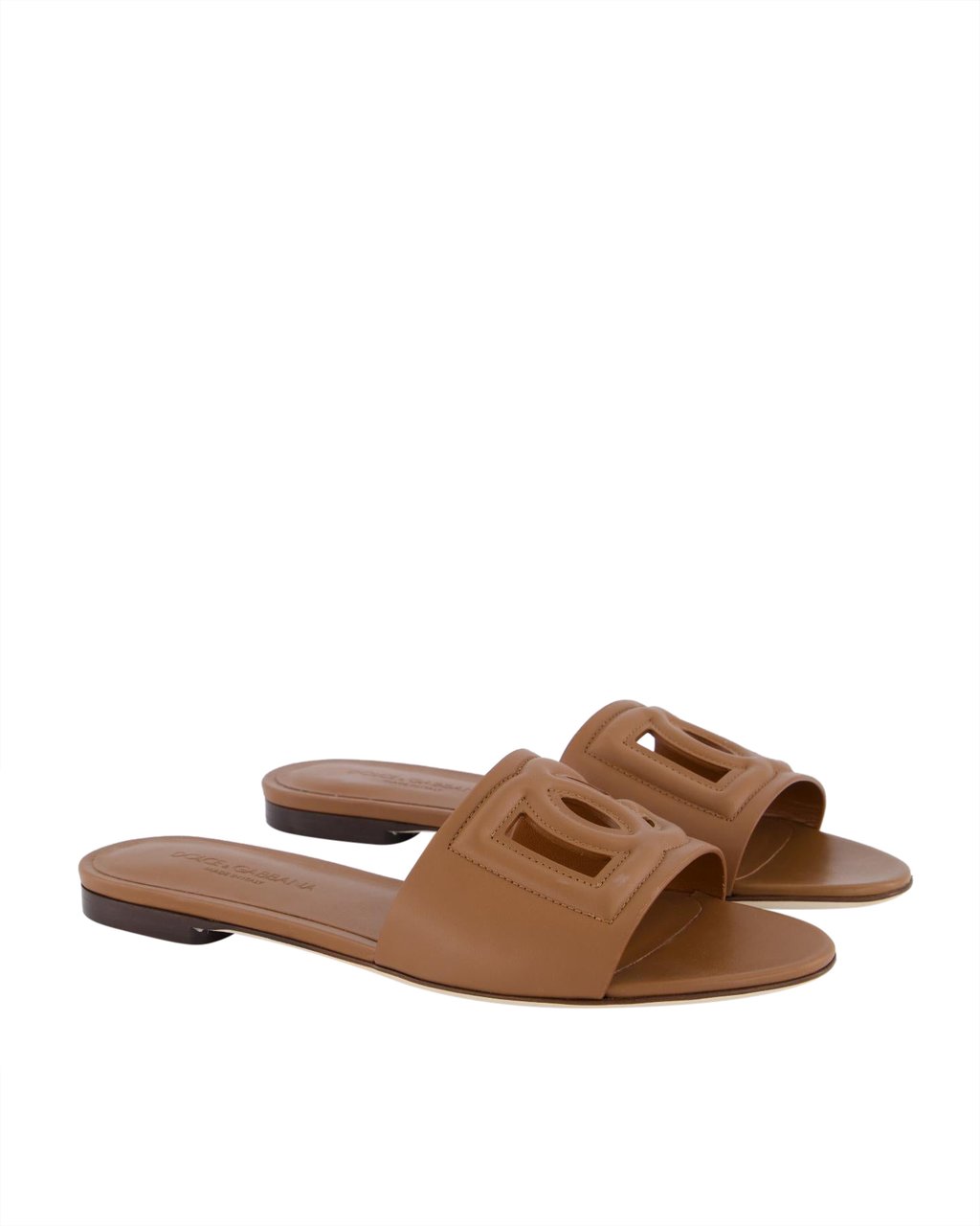 Dolce & Gabbana Logo Slide Bruin