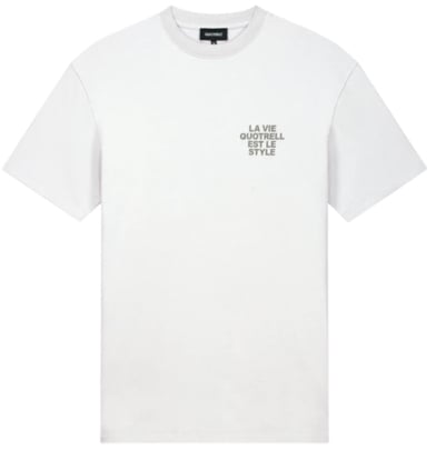 Quotrell La Vie T-shirt | Cement/concrete Grijs