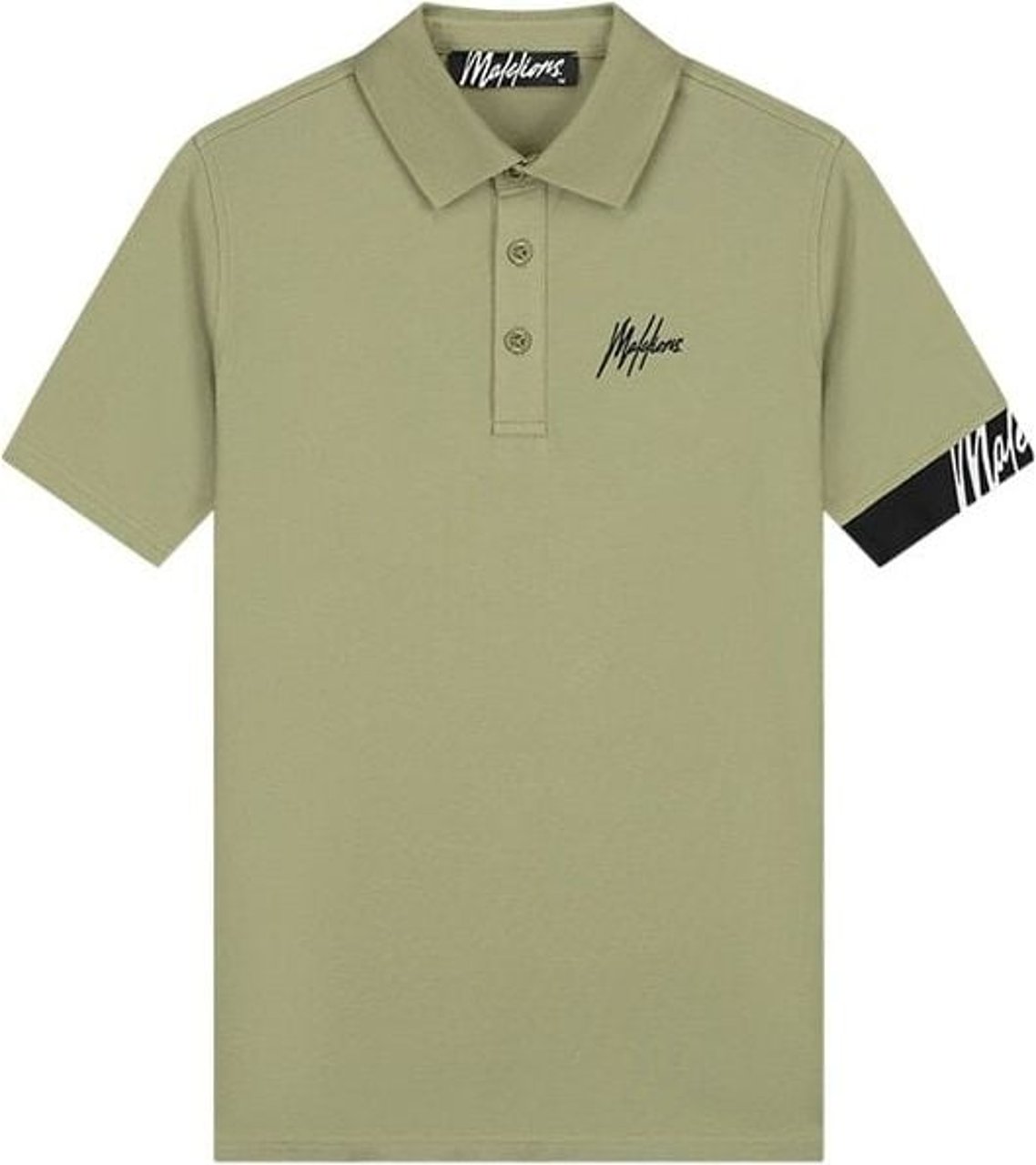 Malelions Captain Polo - Light Sage/Black Groen