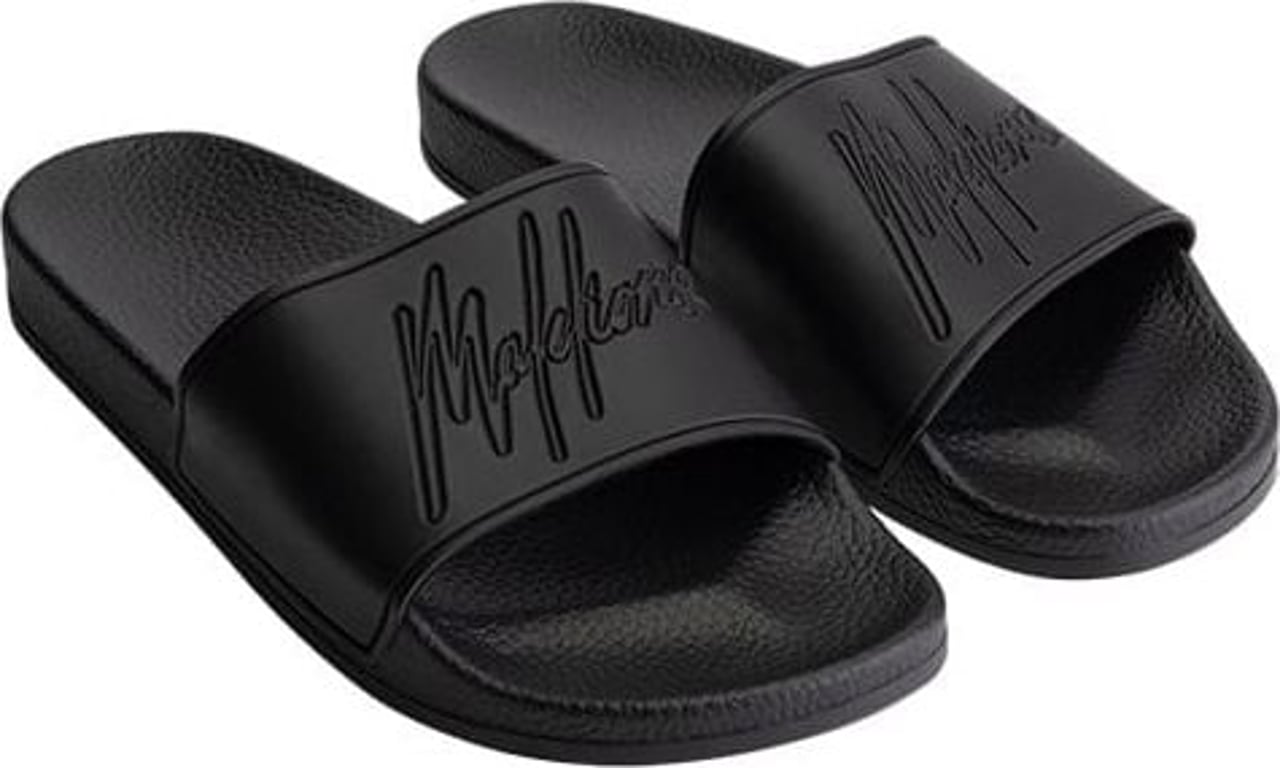 Malelions Malelions Men Signature Slides Zwart