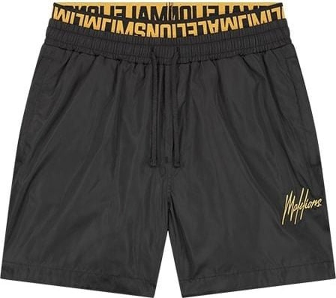 Malelions Malelions Men Venetian 2.0 Swim Shorts Zwart