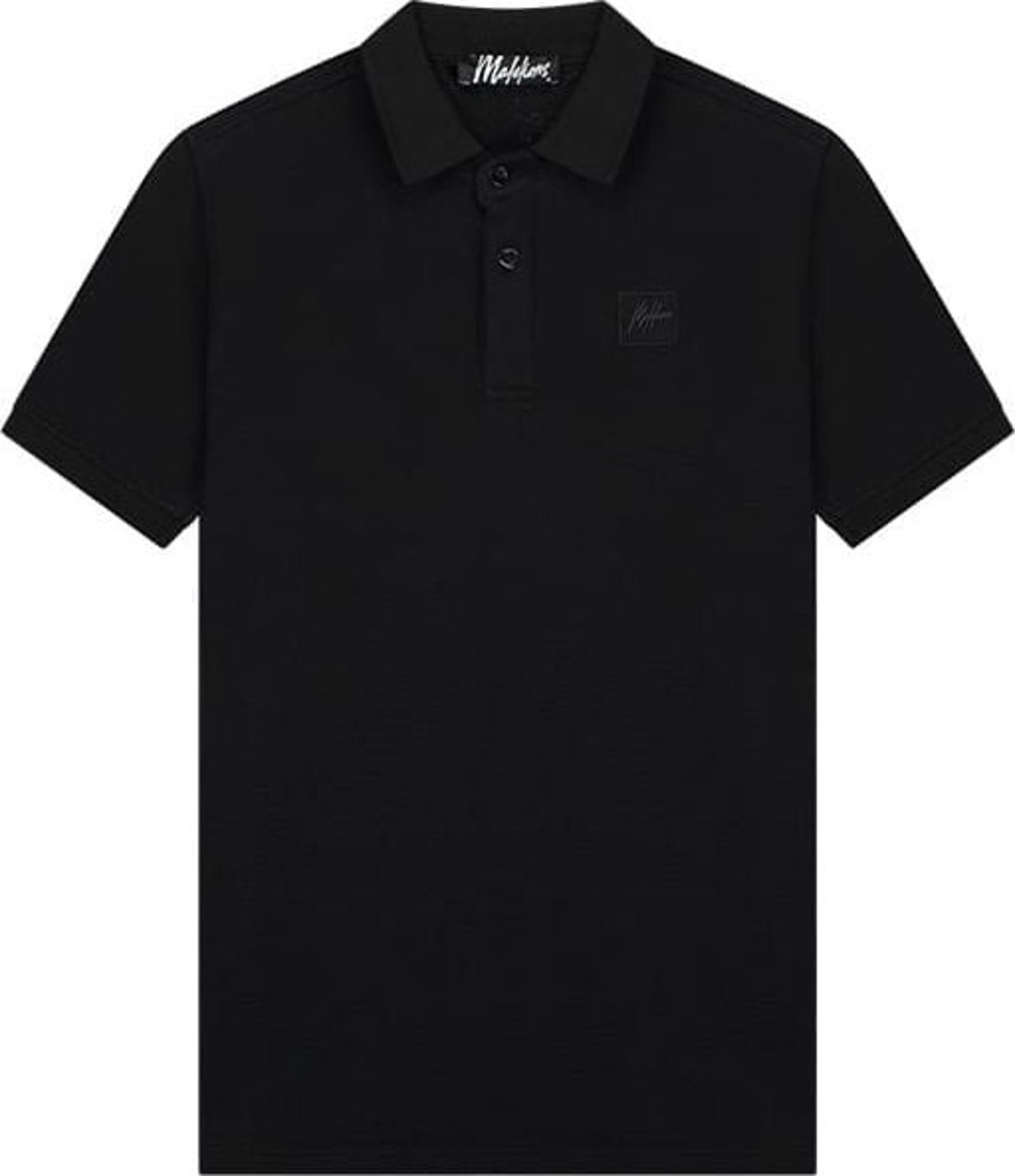 Malelions Malelions Men Signature Patch Polo Zwart