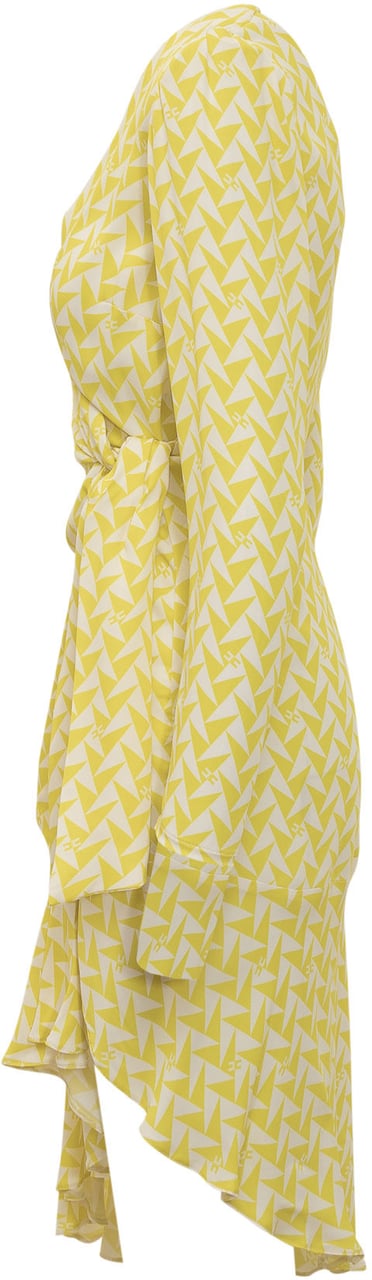 Elisabetta Franchi Dresses Yellow Geel
