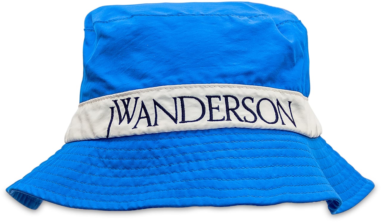 J.W. Anderson Cappello con Logo Blauw