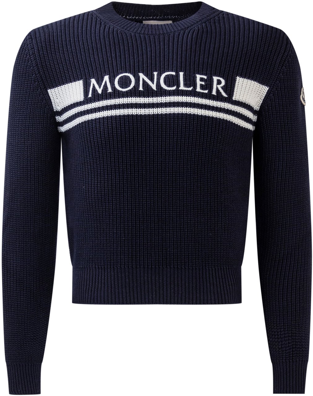 Moncler Logo Knit Blauw