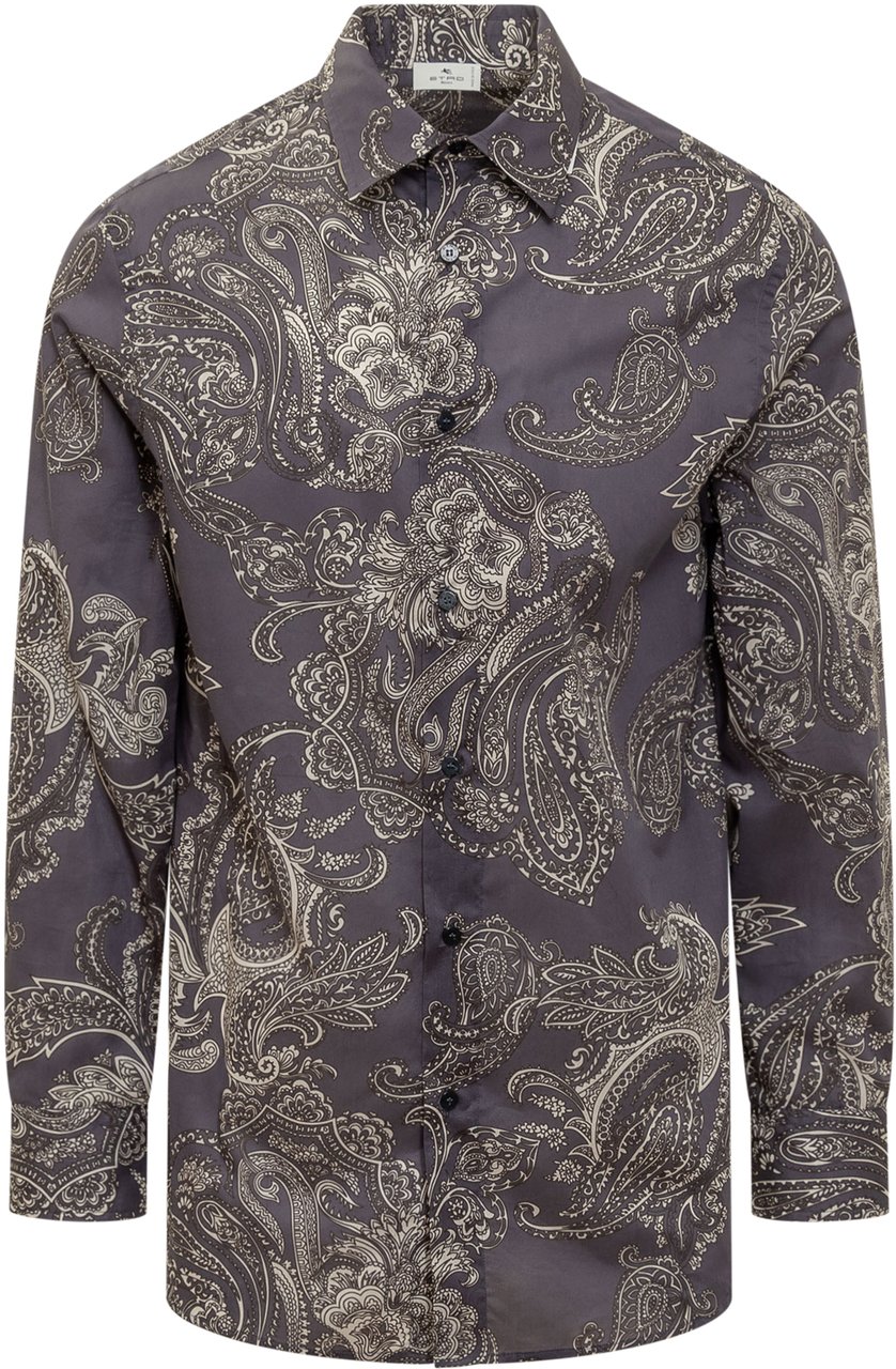 Etro Etro Shirts Blue Blauw