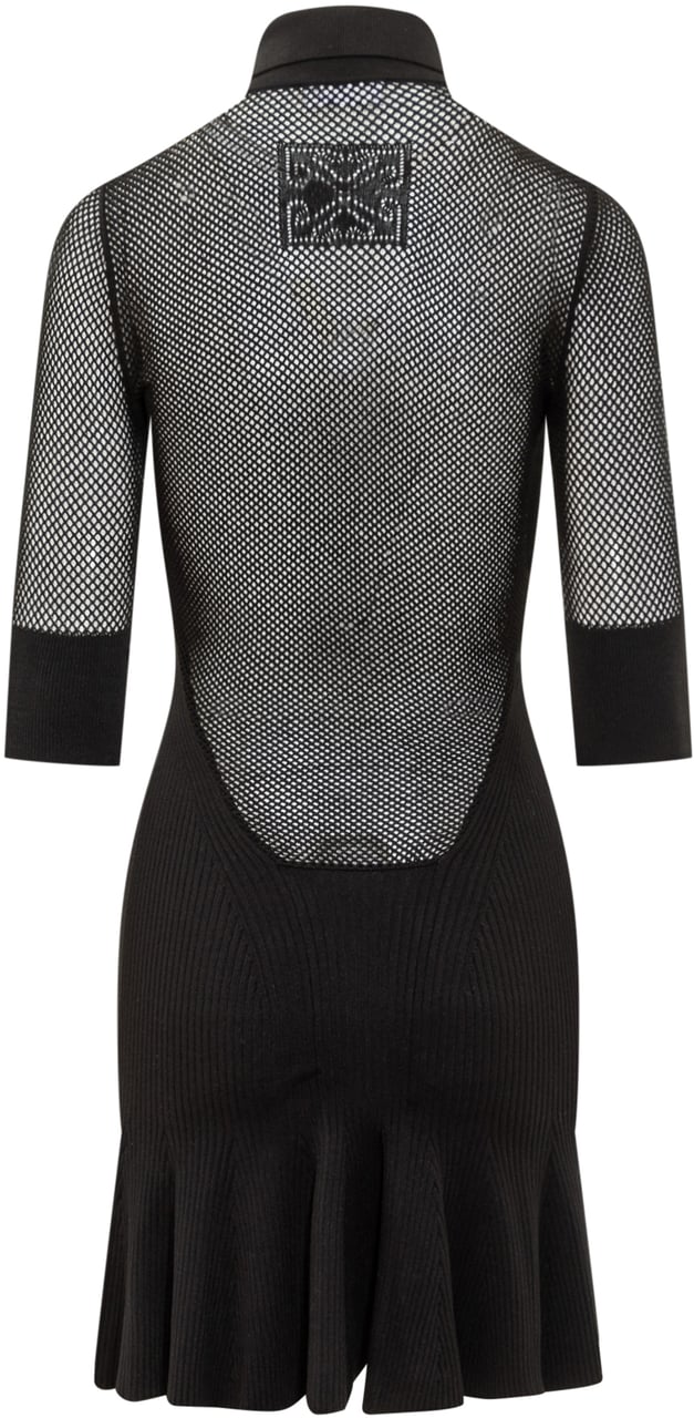 OFF-WHITE Mini Shirt Dress Zwart