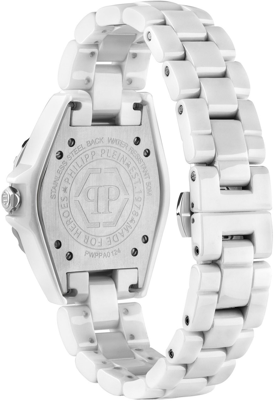 Philipp Plein PWPPA0124 Plein Heaven dameshorloge Zilver