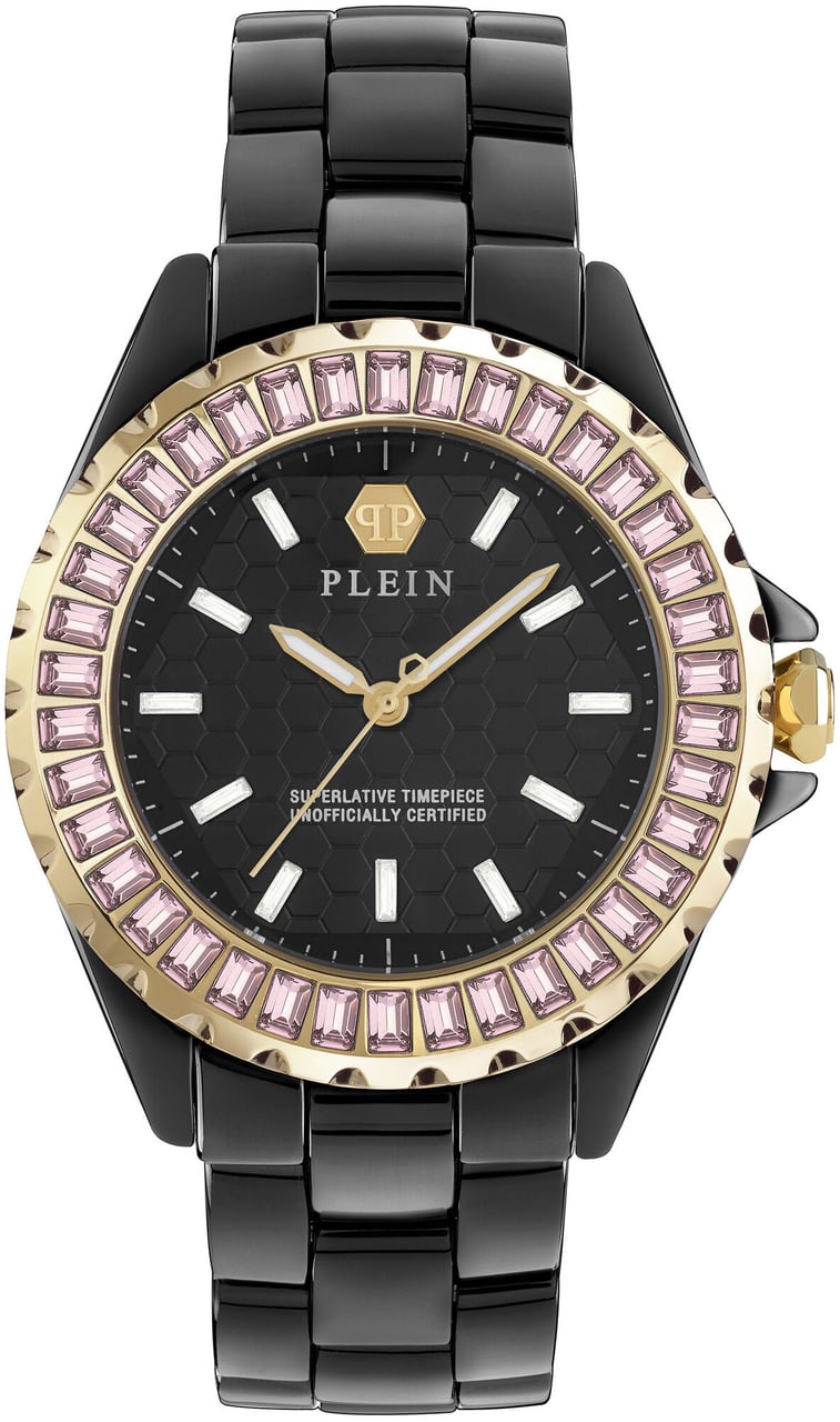 Philipp Plein PWPPA0324 Plein Heaven dameshorloge Zwart