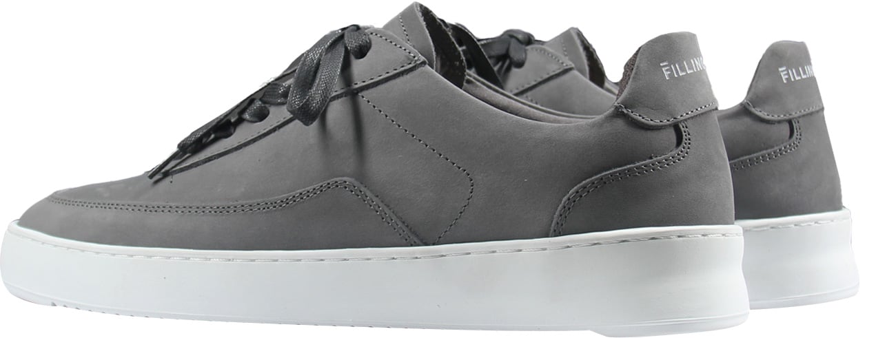 Filling Pieces Mondo 2.0 Ripple Nubuck Shark Grijs
