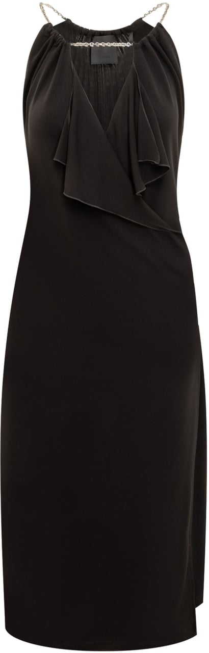 Givenchy Givenchy Black viscose dress Zwart