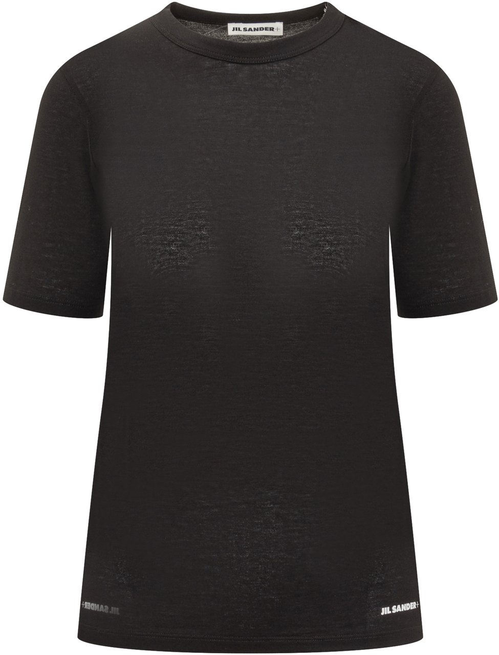Jil Sander Jil Sander Black cotton t-shirt Zwart