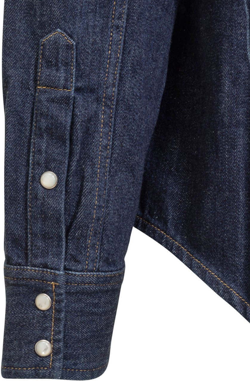 Alanui Alanui Denim shirt Blauw
