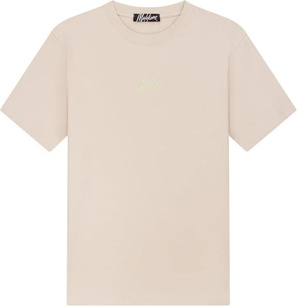 Malelions Malelions Men Striped Signature T-Shirt Taupe