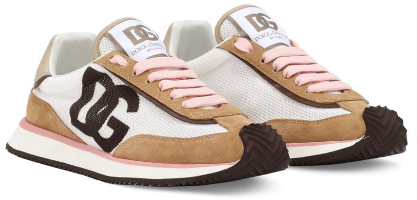Dolce & Gabbana Dames Dolce & Gabbana Low-Top Sneake Beige