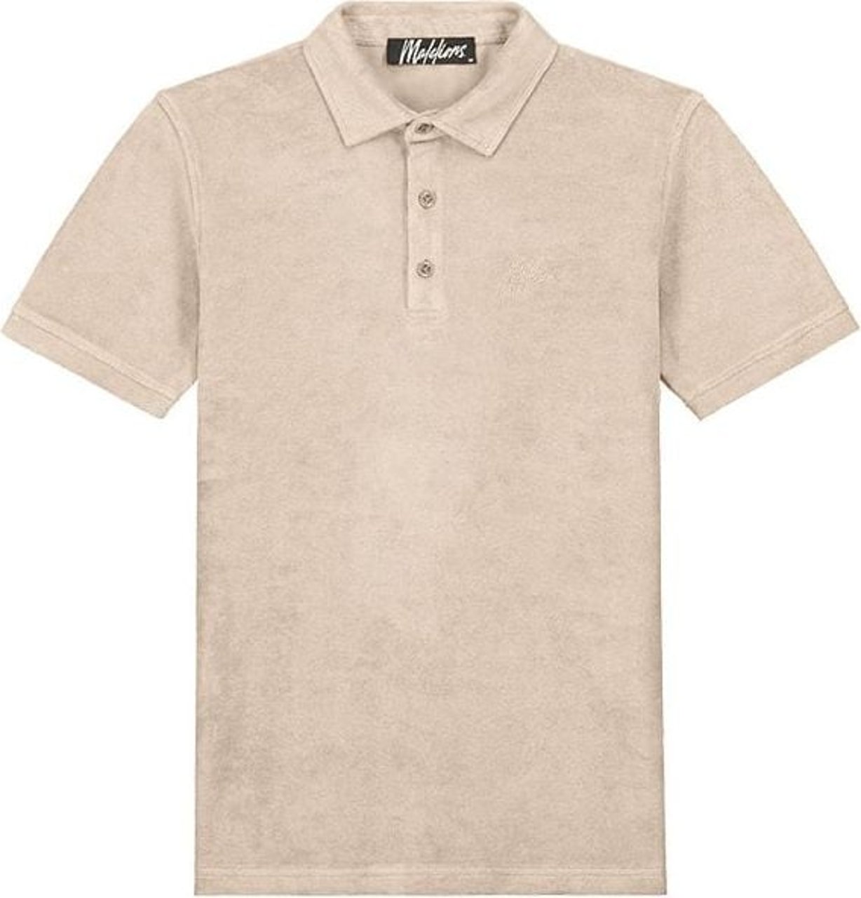 Malelions Malelions Men Signature Towelling Polo Taupe