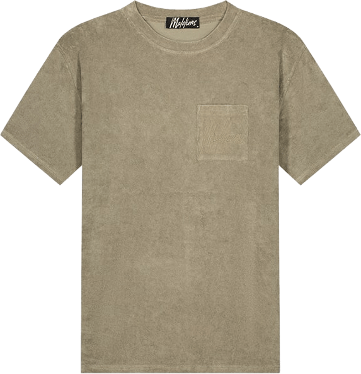 Malelions Malelions Men Signature Towelling T-Shirt Groen
