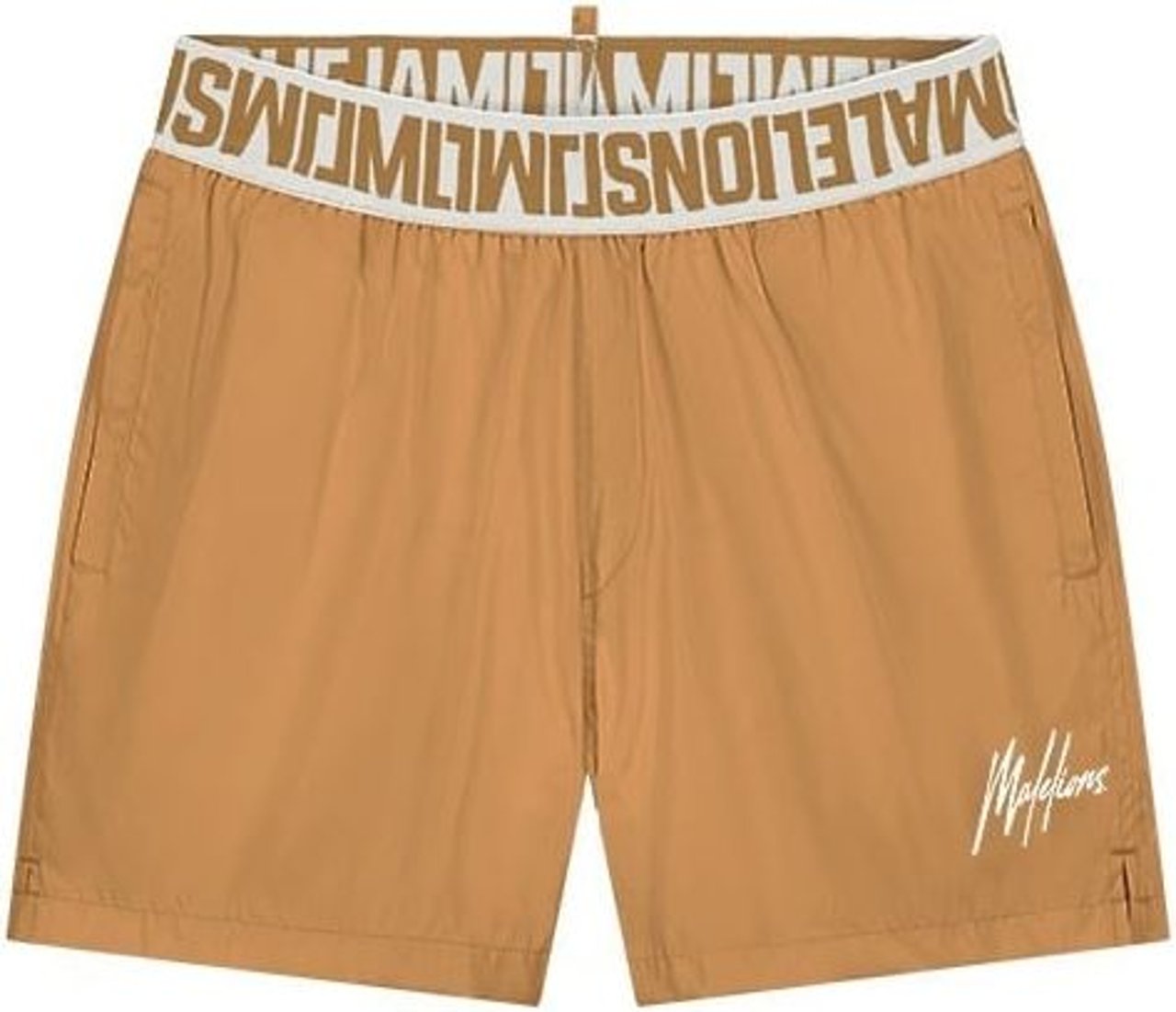Malelions Malelions Men Venetian Swim Shorts Goud